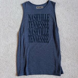 Nashville Tennessee Gray Tank Top